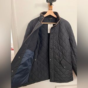 NEW Barbour Powell Quilted Jacket Navy
